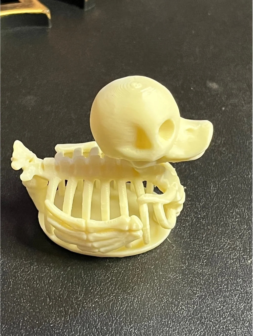 Spooky Cute Skeleton Duck Figurine - Halloween Decor